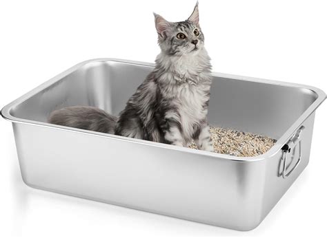 stainless steel grid for litter box|extra large stainless steel cat litter box.